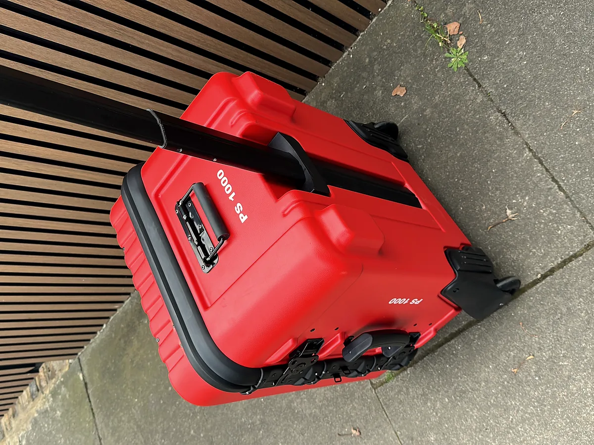 Hilti PS 1000 X-Scan in its carry case on site