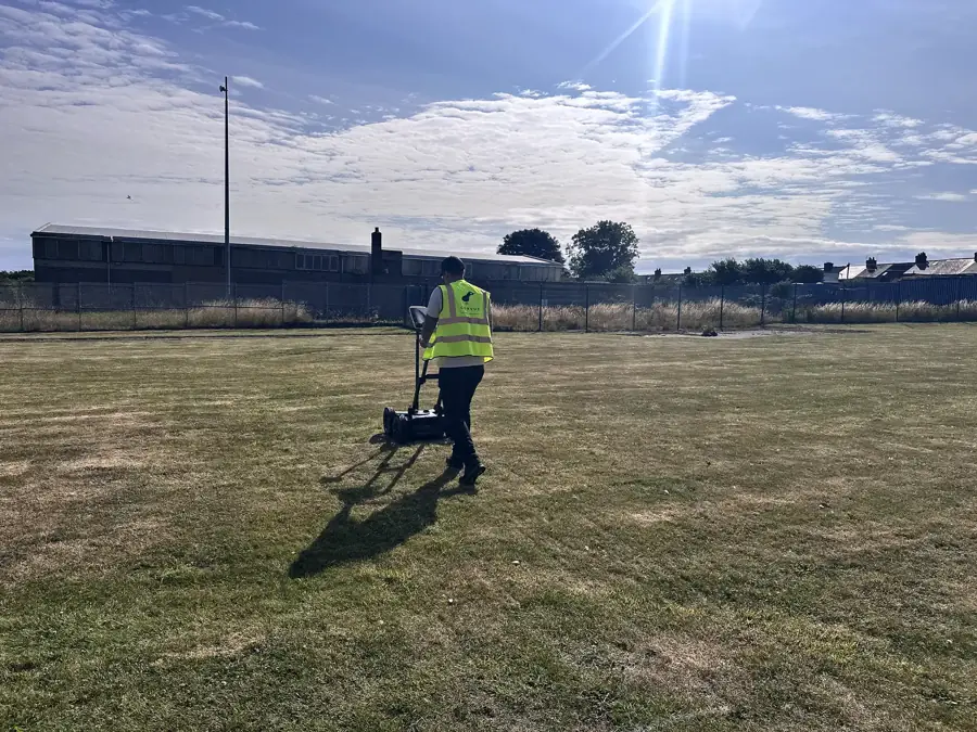 Ground GPR on open grass