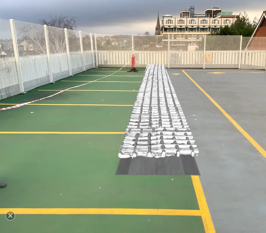 Deck scan in augmented reality